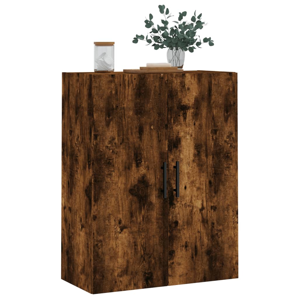 Wall Cabinet Smoked Oak 69.5 x 34 x 90 cm