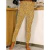 High Waist Leggings Sequined Glitter Leggings Casual Pants Trousers