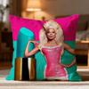 Federa Cuscino Fashion R-RRuPaul Morbida Lavabile per Divano Letto Viaggio Ufficio