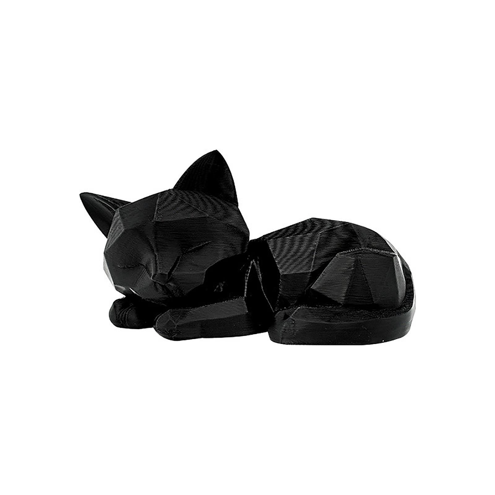 

3D-печатная фигурка кошки – Милое пластиковое настольное украшение для дома и декора One Size