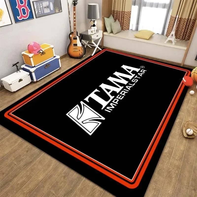 

Стильный ковер с принтом барабана T-TAMA для домашнего декора Ковер для любителей музыки Уникальный коврик для декора в стиле джазовых или электронных барабанов 40cmX60cm