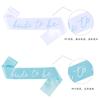 New Bridal Veil Shoulder Straps 2-Piece Embroidered Bride To Be A Wedding Stag Party Accessories