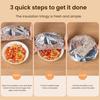2 Pack Aluminum Foil Film Insulation Cover for Bowls & Plates Elastic Insulation Lid Easy Clean Reusable Kitchen Aid