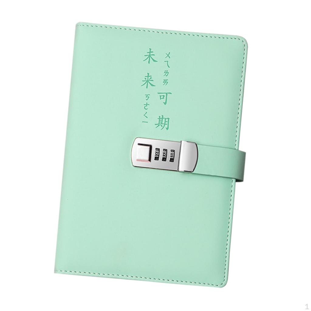 Confidential Notebook with Security Mechanism, Leather Journal Locked By Code
