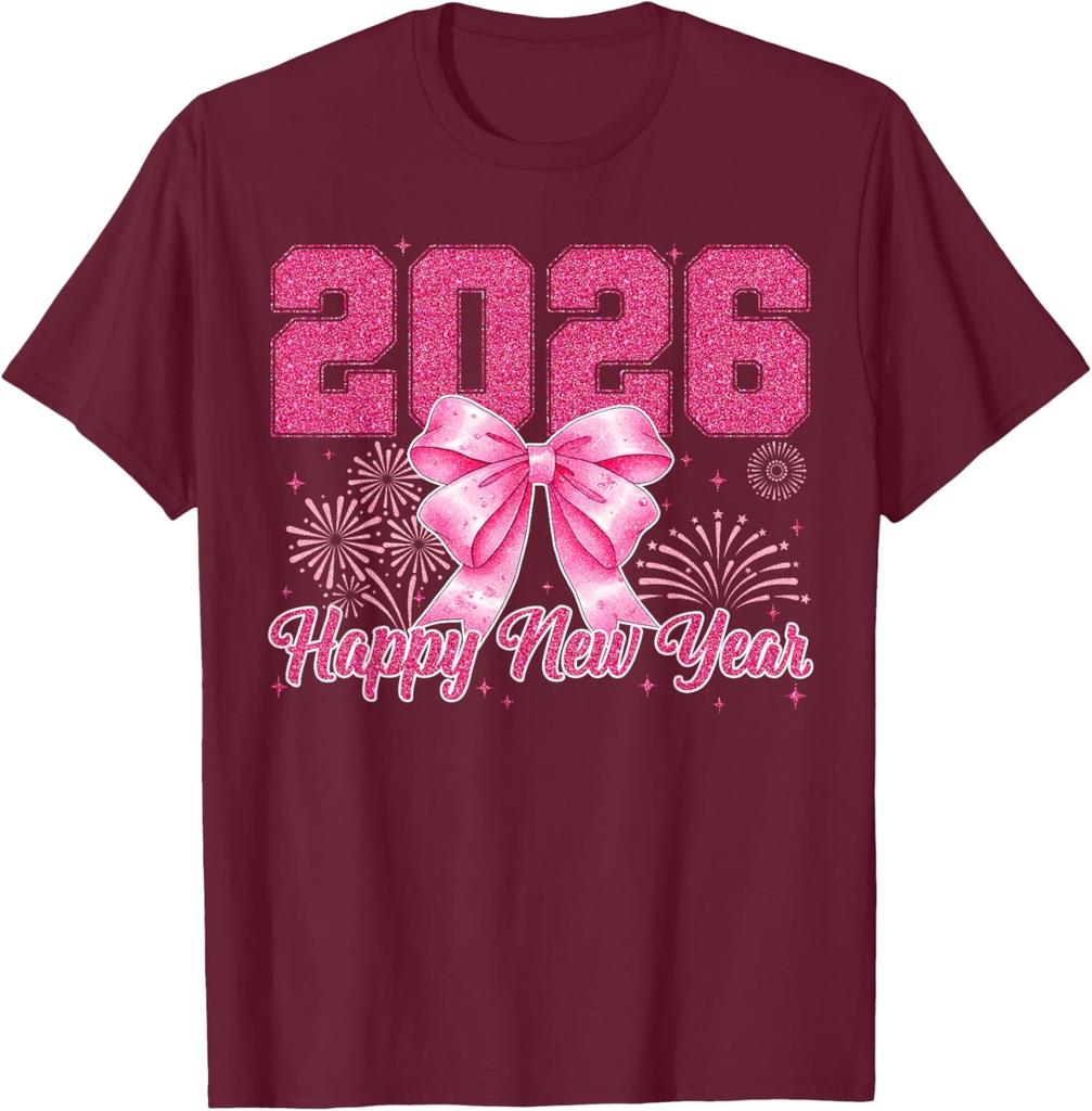 Coquette Outfit Happy New Year 2026 Design Fun Unisex T-Shirt