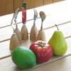 Nagao WaiWai Kitchen Stand Spoon Stainless Steel and Made In (Large), Wooden, Japan, WY-37