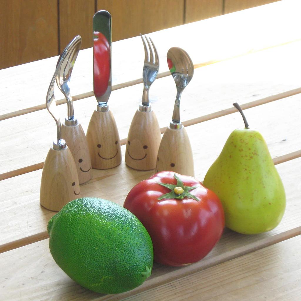 Nagao WaiWai Kitchen Stand Spoon Stainless Steel and Made In (Large), Wooden, Japan, WY-37
