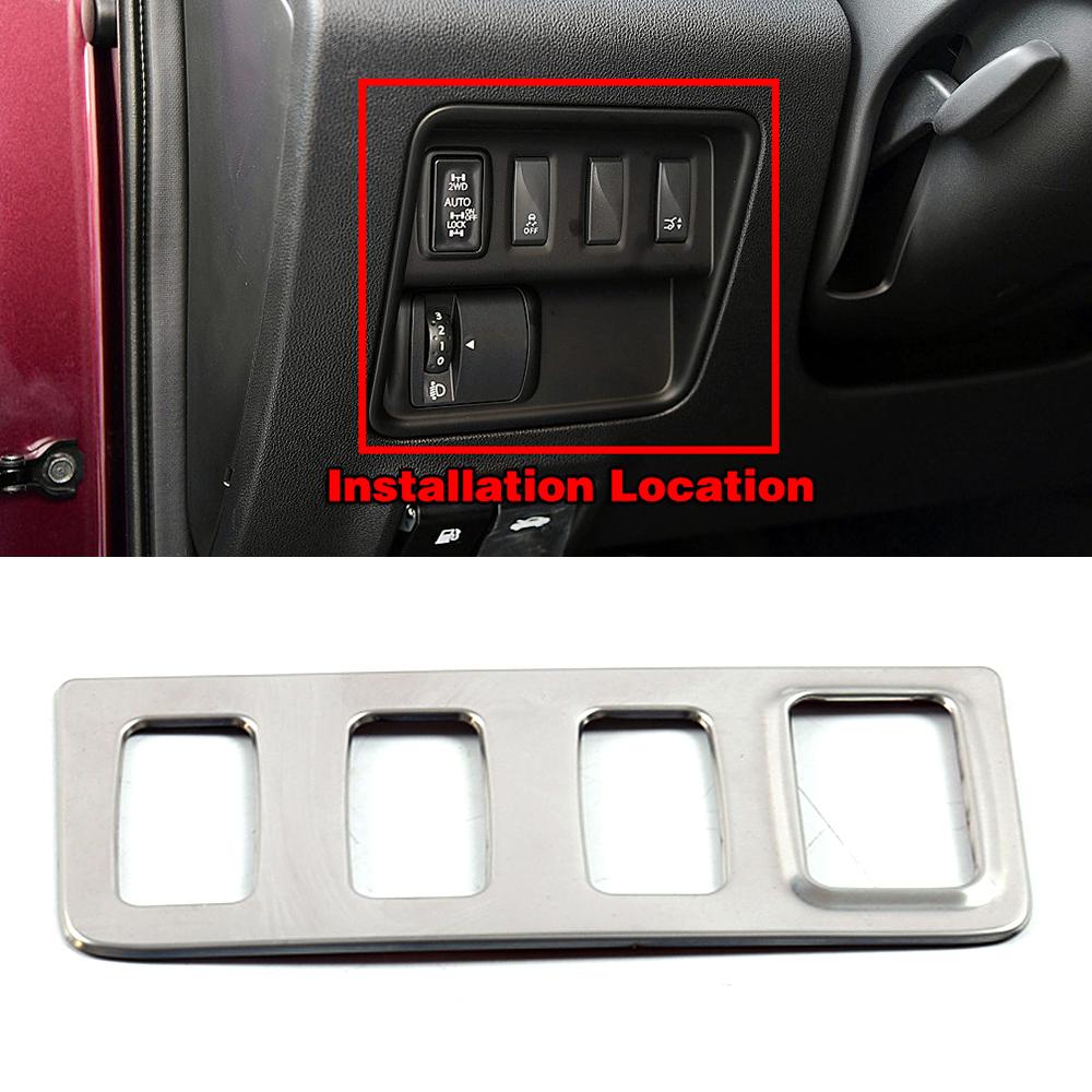 For Renault Koleos 2017- Car Styling Stainless Steel Interior Molding Frame Cover Trim Matte Silver Sticker For Samsung