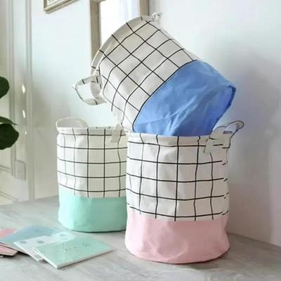 1 Pcs Cotton And Linen Cloth Art Laundry Basket Environmental Protection Picnic Basket Toy Classification Basket Storage