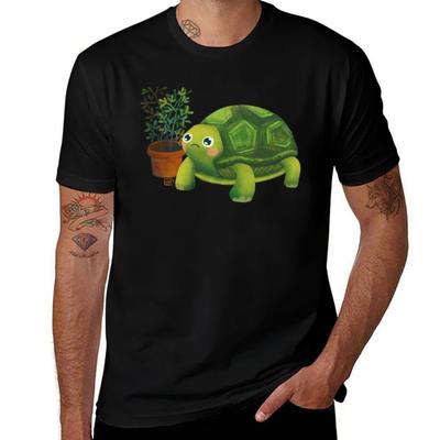 Concerned Turtle TShirt Running Performance Short Sleeve Tee