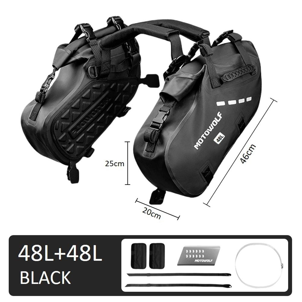 Waterproof MotorcycleTravel Luggage Saddlebags Motorcycles Universal Side Bag For BMW Honda Kawasaki Yamaha Honda Side Bags