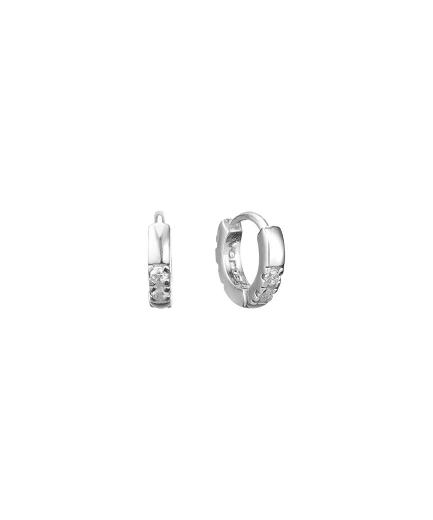 Verte [925 Silver] Deux.Silver.222 / Mini Dew Earring