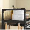 Kitchen Shelf For Microwave Organizer Cabinet Black 2 Levels 48Cm Shelf