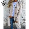 Women's Fashion Casual Fall Winter Solid Color Print Long Sleeve Hooded Sweaters