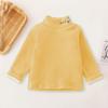 Winter Children's Bottoming Shirts Baby Boys Fleece Thickened T-shirts Kids Clothes Toddler Girls Turtleneck Pullovers Sweater