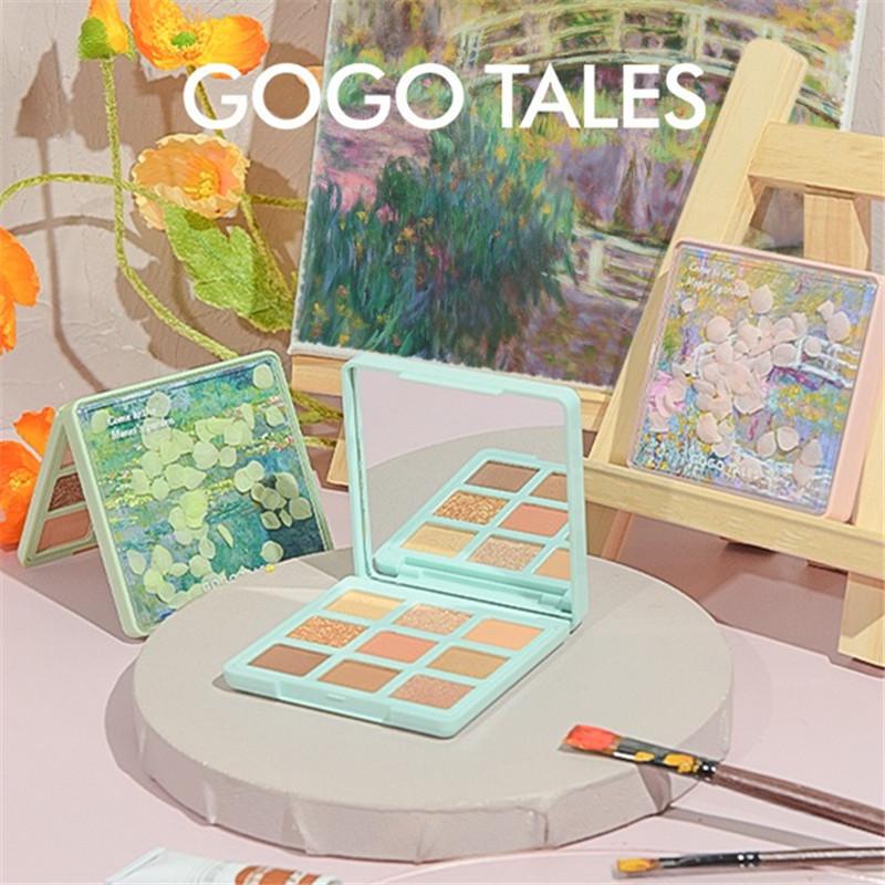 GoGoTales GoGo Dance Secret Garden Eyeshadow Palette - Summer Milk Tea Earth Tones with Matte, Shimmer, and Glitter Finishes