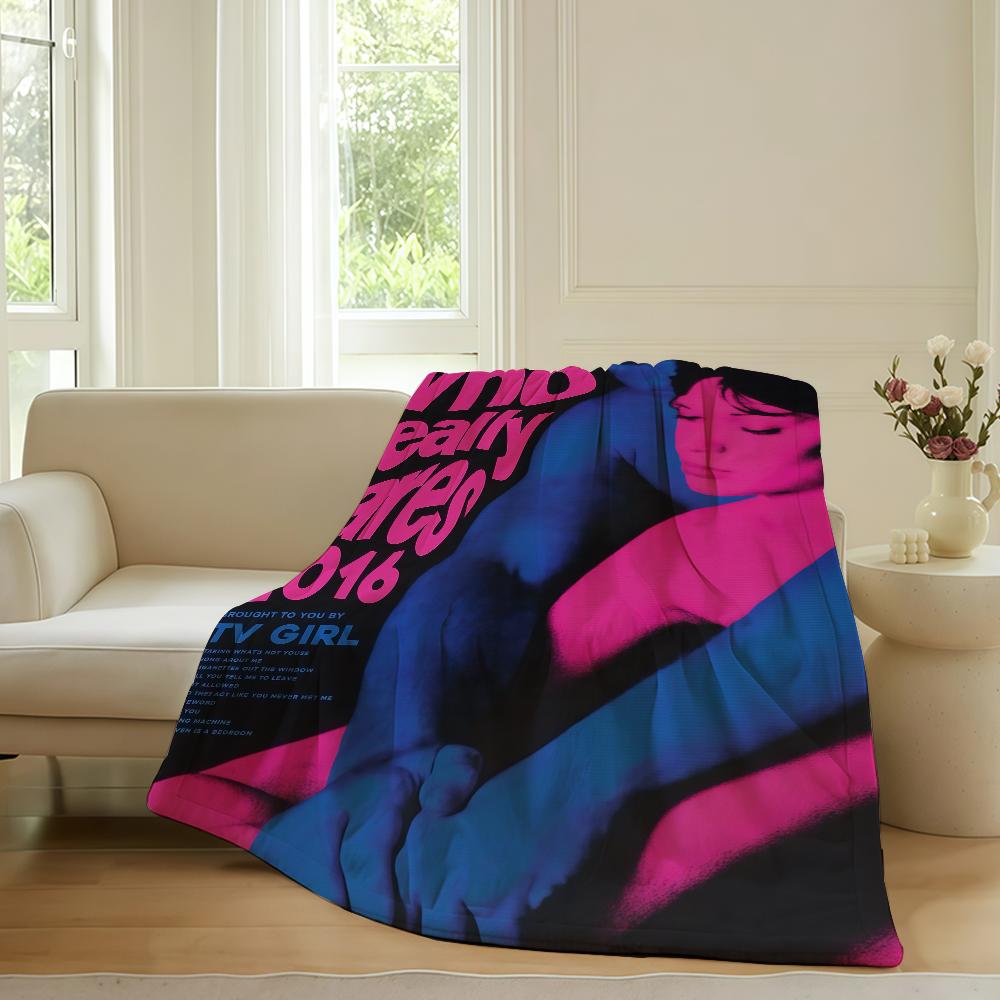 

Music group Tv girl Blanket For Sofa Office Bed Plane Travel Sleep Read Relax Camping Soft And Warm 30x40in