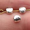 Twisted-Pattern Small-Hole Spacer Beads Mini Antique Bronze Silver Jewelry Making String Beads Separator