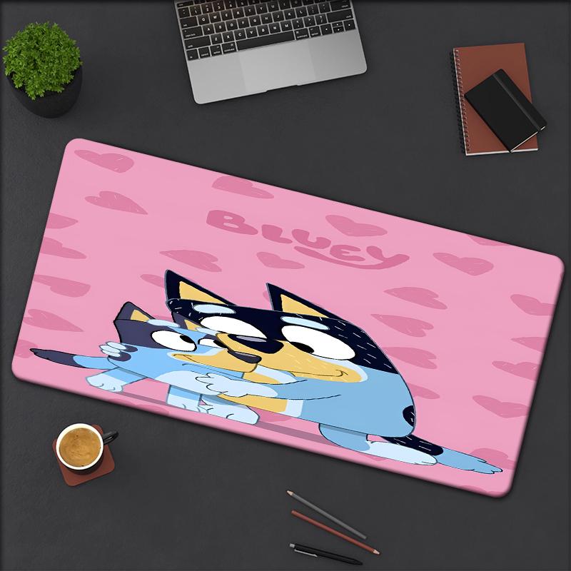 Bluey Theme Mouse Pad, Non Slip Rubber Base, Multifunctional Office & Home Decor, Perfect for Workspace Personalization.