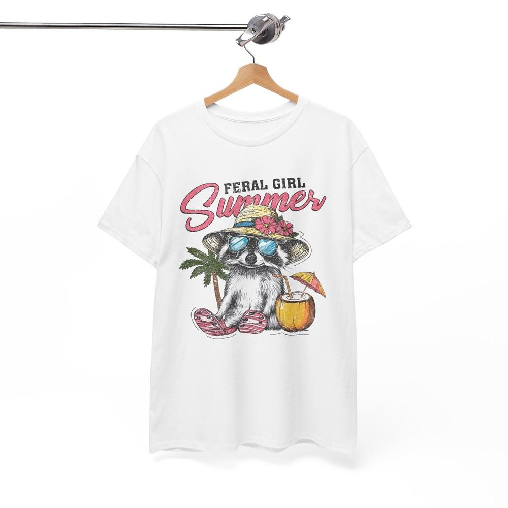 

Летняя футболка «Дикая девочка» - Самая смешная футболка, чтобы поднять любое настроение 3XL