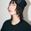 CHOCHOU RIBBON SAILOR TWO-WAY BEANIE [BLACK]
