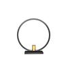 Nordic Round Candle Stand Simple Black Iron Metal Candlestick Tea Light Candle Holder Home Table Candlelight Dinner Decoration