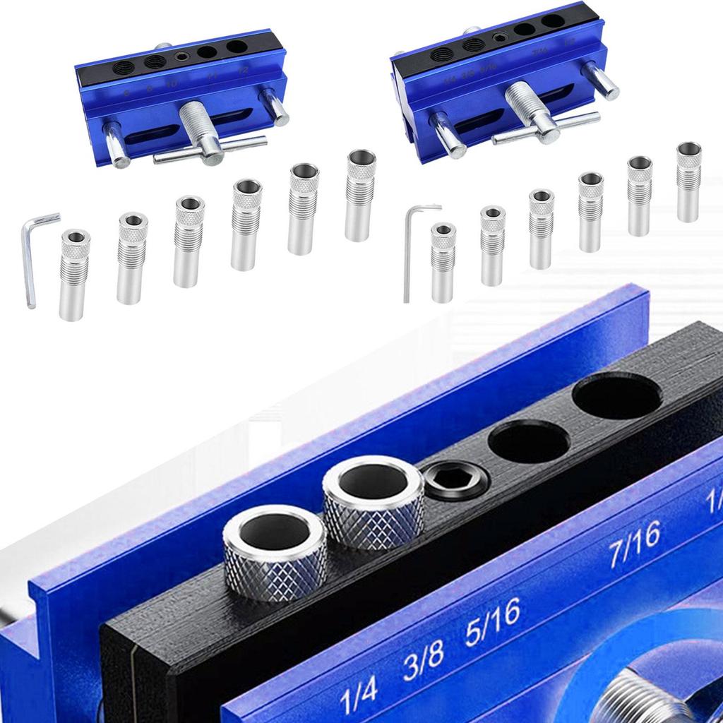 Woodworking Drill Jig Round Tube Drill Guide Professional Convenient Wood Post Drilling Holes Locator Self Centering Dowel Jig