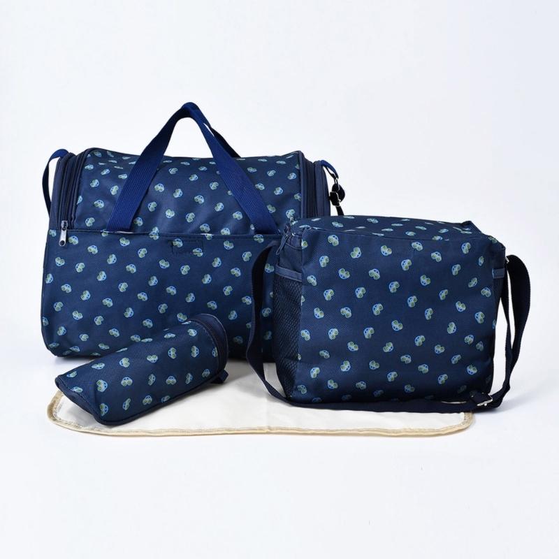 4Pcs Multifunctional Baby Changing Bag Set Spacious and Practical Baby Changing Bag Set for Modern Parenting Needs