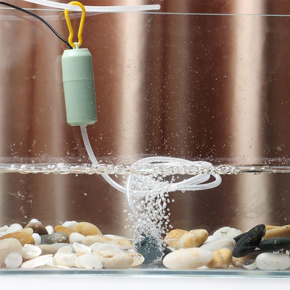 1Pcs Silent Air Compressor Fish Tank USB Aerator Oxygenator Durable Oxygen Air Pump