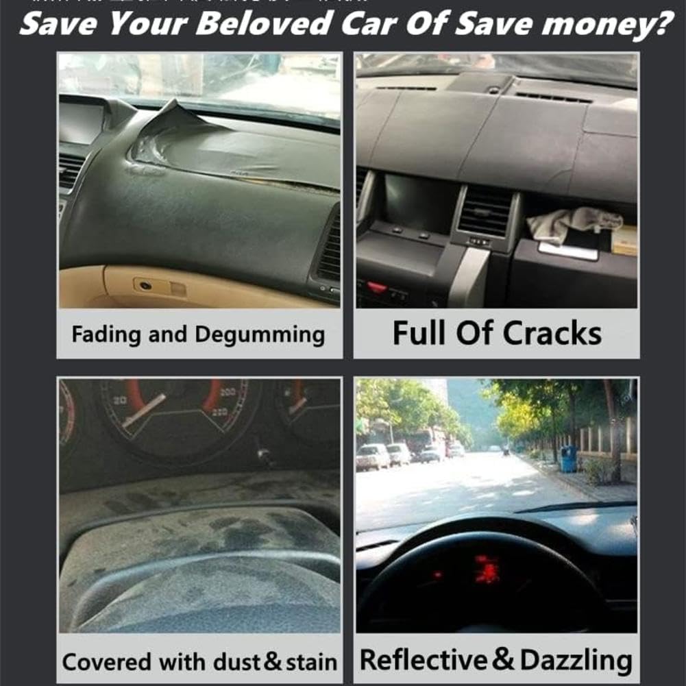 Fit for Chevy Malibu 8th 2013 2014 2015 LHD,Car Dashboard Cover,Non-Slip Pad Carpet,Dashboard Center Console Cover Dash Mat Protector