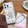 Bracelet Chain Phone Case For iPhone 17 16 15 13 14 for 17Air 17 12 14 16 Pro 17 14 16 Pro Max Sparking Diamond Cute Pattern Hard Cover With Lanyard