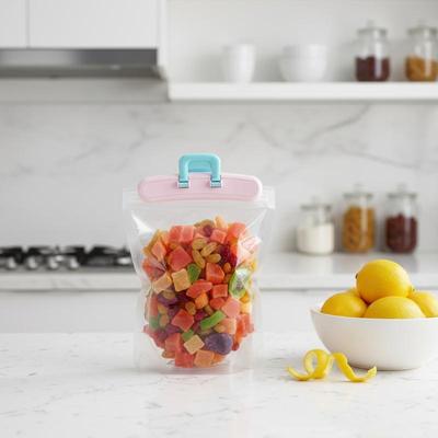 Dopamine Color Sealing Clips With Foldable Handle, Snack Tea Seasoning Bag Moisture-Proof Kitchen Food Fresh-Keeping Clips