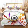3D Bedding Set Comforter Duvet Cover Charming Football Printing Bed Quilt Cover Pillowcase Microfiber Home Textiles