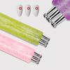 1/4Pcs Flower Nail Dotting Pen 5-Petal Flower Nail Design Ballpoint Pen with Stainless Steel Ball DIY Home Salon Manicure Art Tools