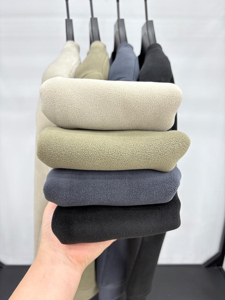 Men's Lambswool Velvet Thick Round Neck Winter Sweater - Super Warm Hoodie
