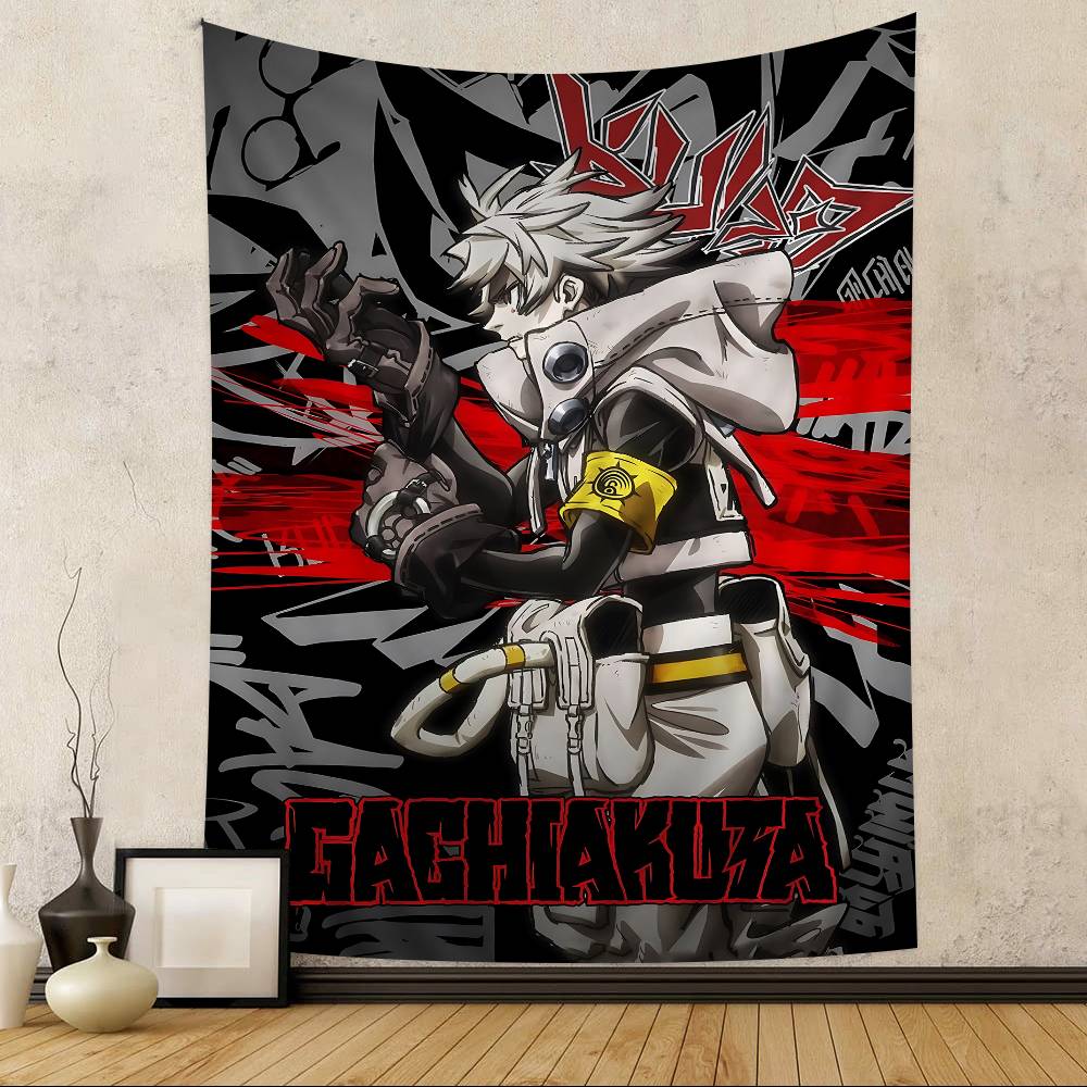 Tapestry Anime G-GACHIAKUTA Stampa Artistica Arazzo da Parete Giapponese Appeso a Parete Anime Decorazione per la Casa