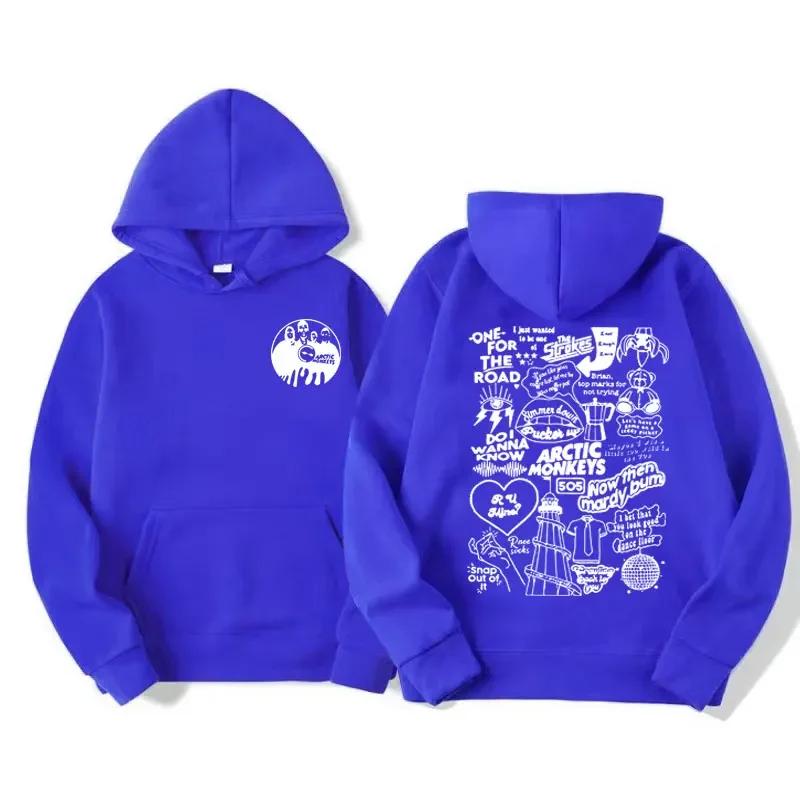 Rock Bnad Arctic Monkeys AM North American Tour 2024 Hoodies Men Women Clothing Fashion Hip Hop Oversized Sweatshirts Streetwear