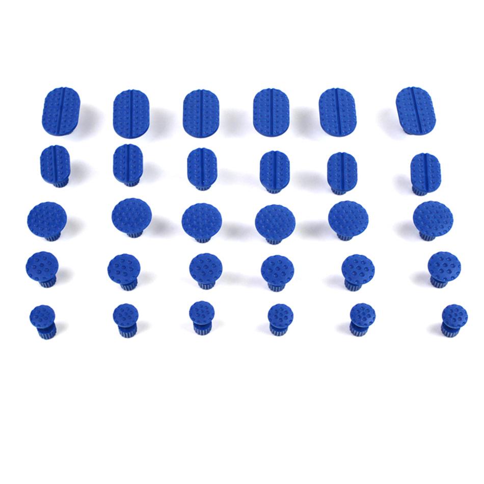 30-Piece Metal Suction Cup Car Dent Repair Tool Set with Puller Pad