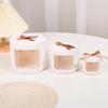 12pcs Brown White Kraft Paper Candy Box Ribbon Transparent Window Gift Packaging Party Favor