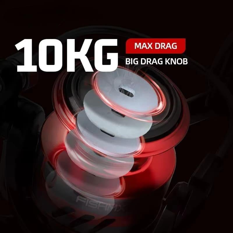 Angel-Spinnrolle, Metallspule, 12 Kugellager, Karpfenangelrolle MQ2000-7000, Metallschnurbecher, Meeresgerät