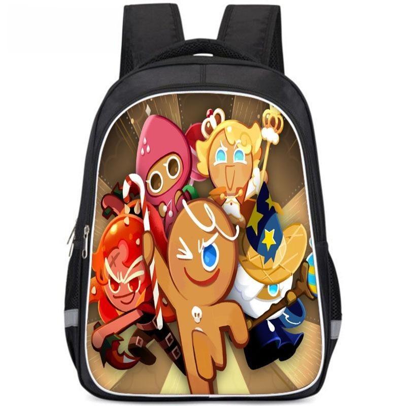 Backpack Cartoon Childrens With Cookierun Kingdom Print Design For Daily