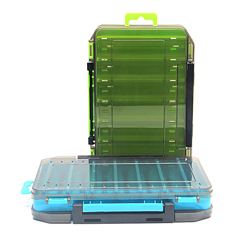 Double-Sided Lure Box Fishing Tool Box Hard Bait Box Storage Accessories Box Fishing Tackle Box