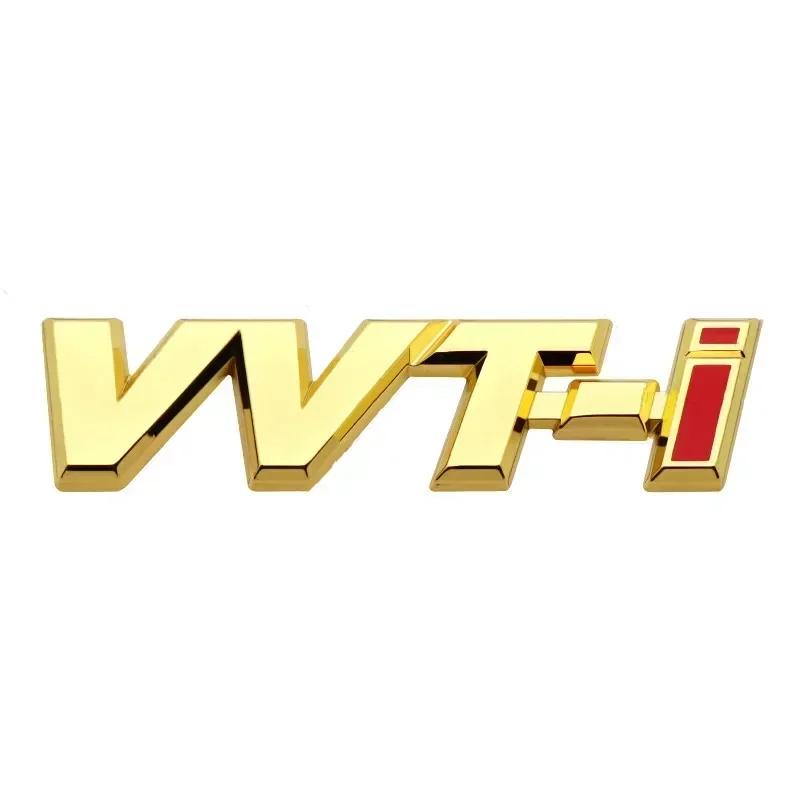 3D Metal VVTI Rear Trunk Car Sticker Fender Emblem Badge Decal For TOYOTA Dual VVT-i Camry COROLLA YARiS Rav4 PRIUS Accessories