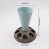 Piping Bag Nozzles Storage Rack Stand With 8 Slots Large Capacity Pastry Bag Mounting Holder Organizer Baking Accessories