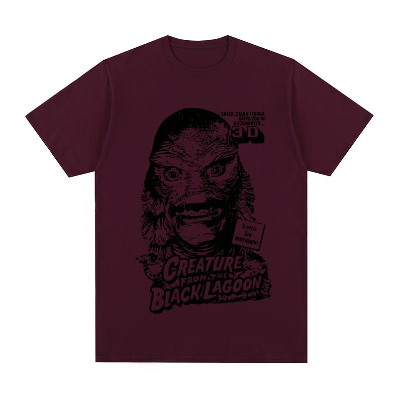 Creature from the Black Lagoon Vintage T-shirt Retro Style Black Female Lovers Cotton Men T Shirt New TEE TSHIRT Womens Tops