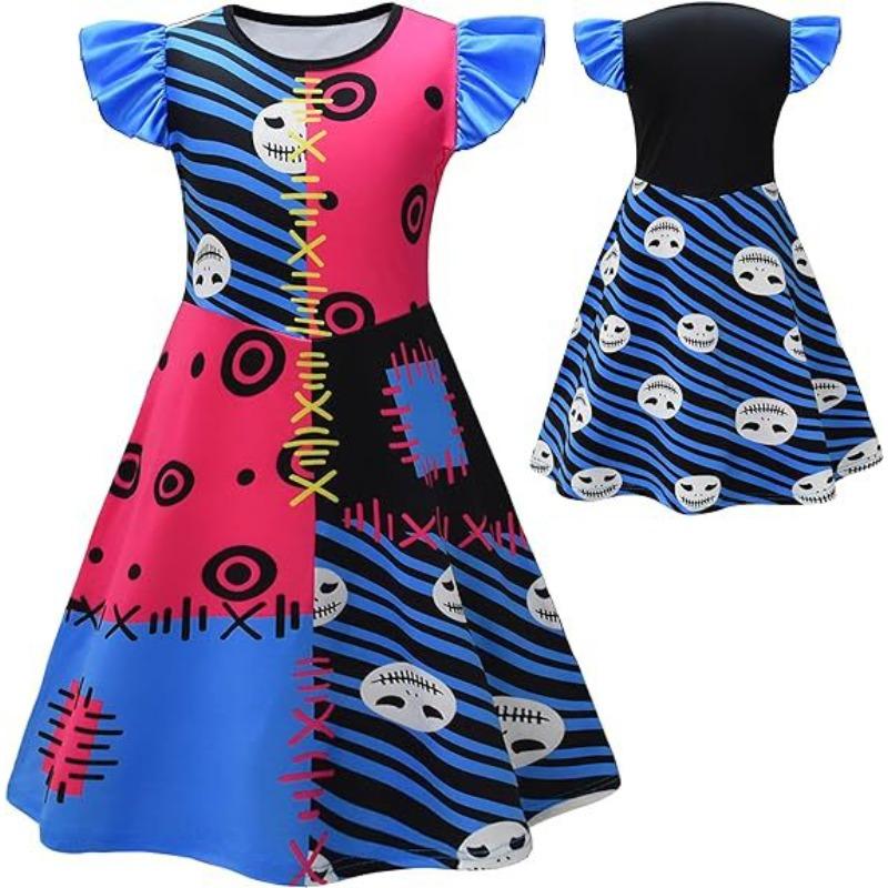 New Children's Dress Cute Princess Dress Birthday Party Dress Halloween Role-playing Costume Fashionable Cute Style Fluffy Dress