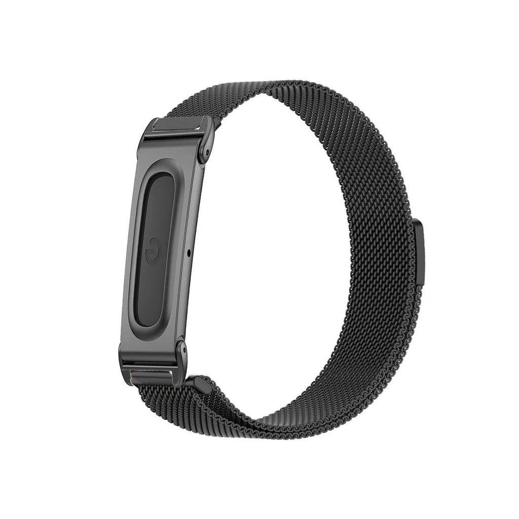 Advanced Magnetic Milanese Loop Strap With Metal Bezel For Google FitbitAir Stainless Steel Smart Watch Wrist Band For Men Women