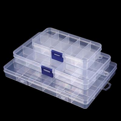 10/15/24 Grids Jewelry Tool Box Gift For Beads Jewelry Earrings Ring Storage Box Display Case Organizer