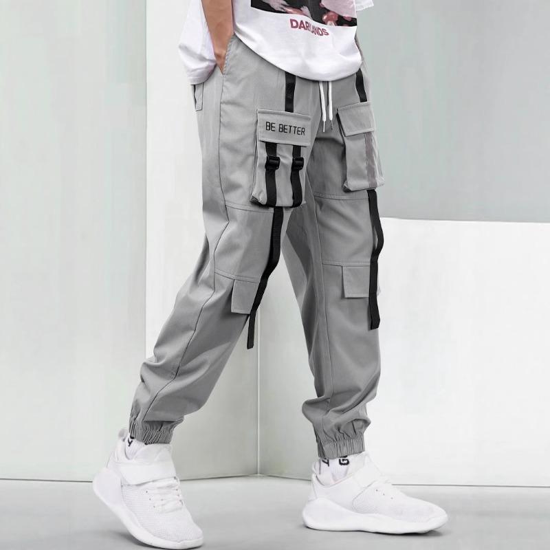 Pants Overalls Multi-Pocket Men's Spring and Summer Casual Pants Long Pants Functional Tights