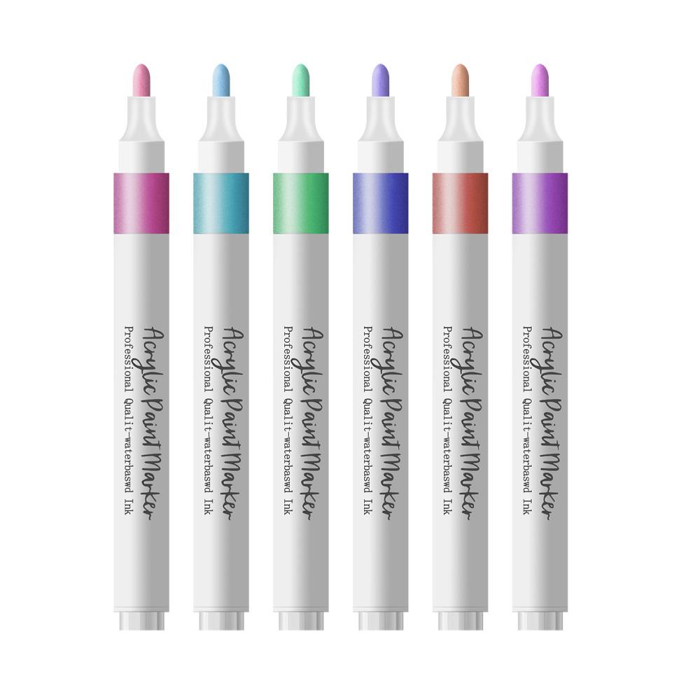 24-120 Colors Art Markers Quick-Drying Waterproof for Painting Wood Glass DIY CD Paper Kids Gift Art Stationery School Supplies